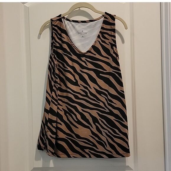 Cuddl Duds Plus Size Flexwear Open Front Cardigan & Tank Set - Picture 2 of 5